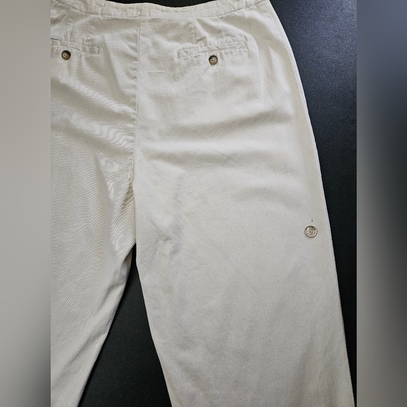 NWT - GAP Cotton Newsstand Khakis Slim Fit Tapered Leg Plain Front - Size 14 - Picture 5 of 7